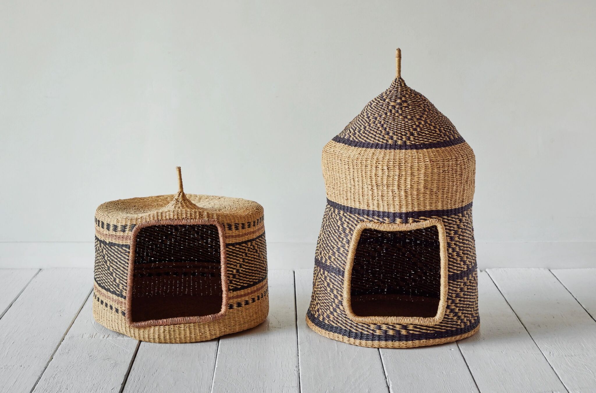 nickey kehoe woven pet huts from ghana, west africa 0