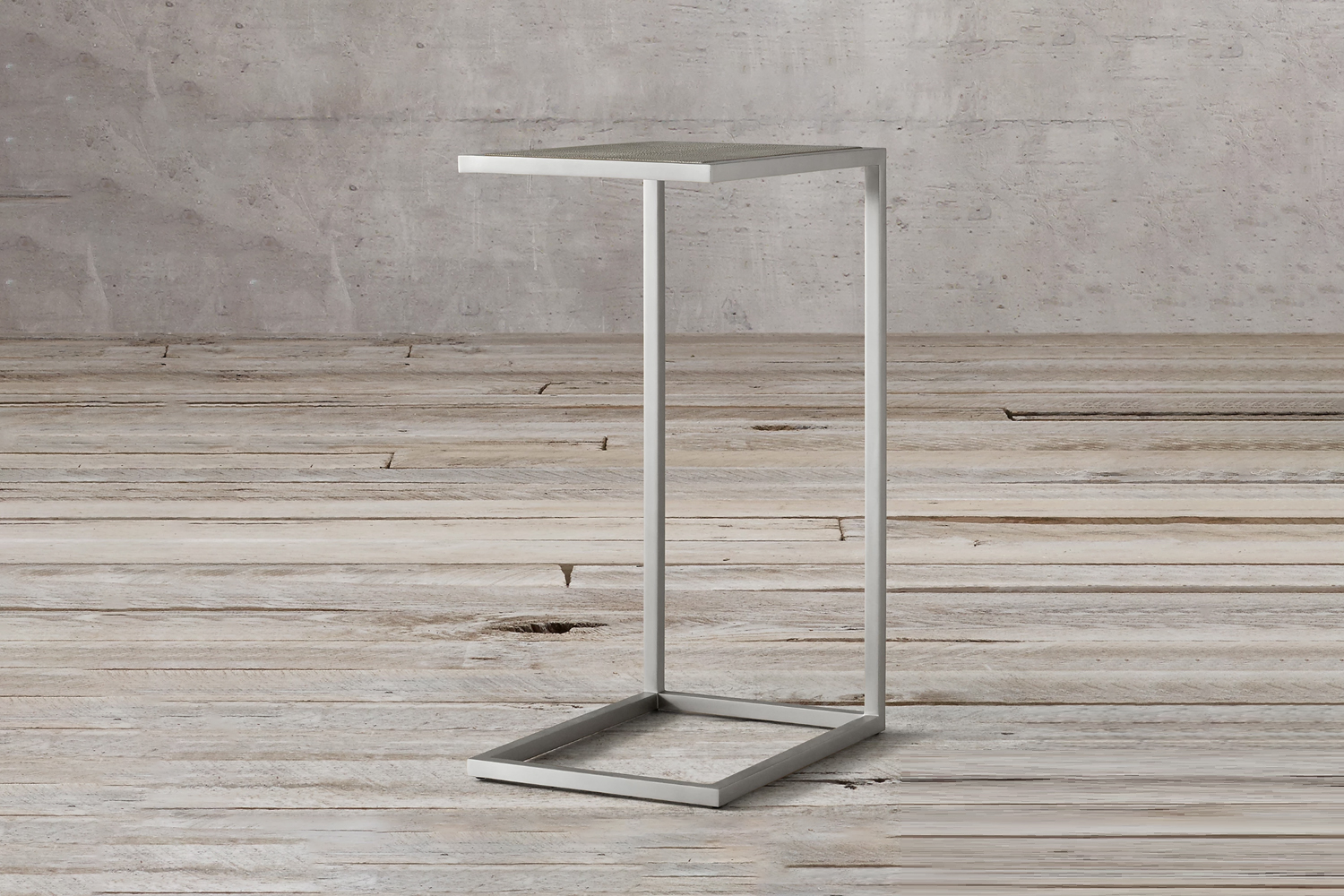 the graydon shagreen rectangular cocktail side table is a combination of metal  12