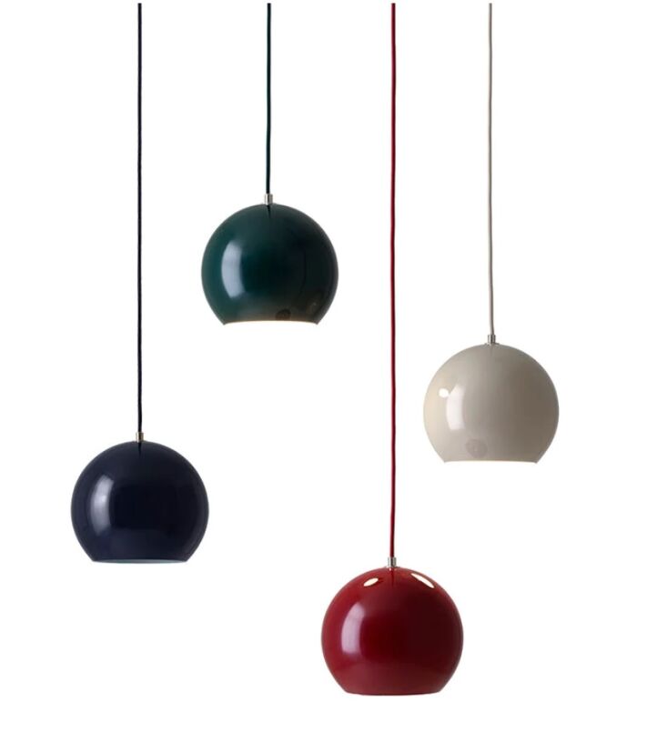 topan pendant lights by &tradition are available in midnight blue gloss (fa 11