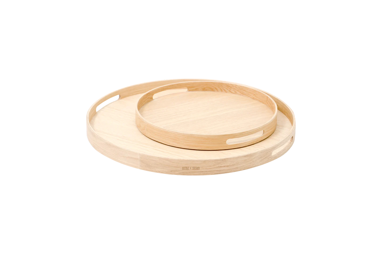 from dyke & dean bistro serving trays in natural oak are \$6\2 for the medi 19
