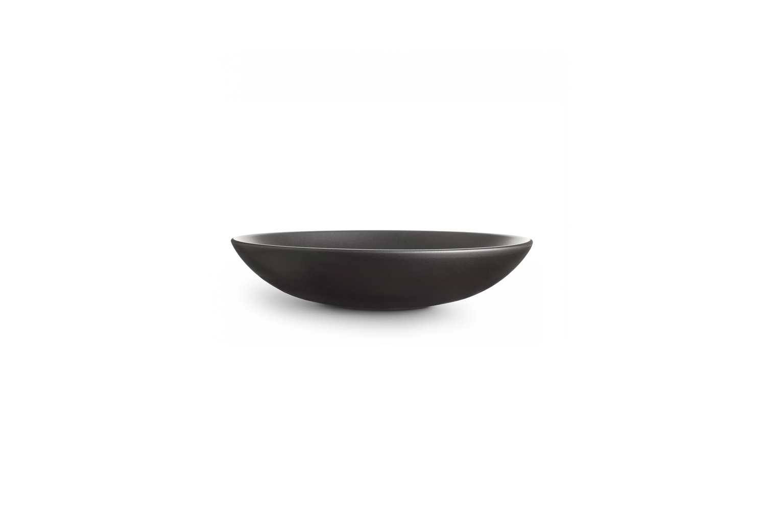 the heath ceramics shallow salad bowl in onyx is \$\175. 19
