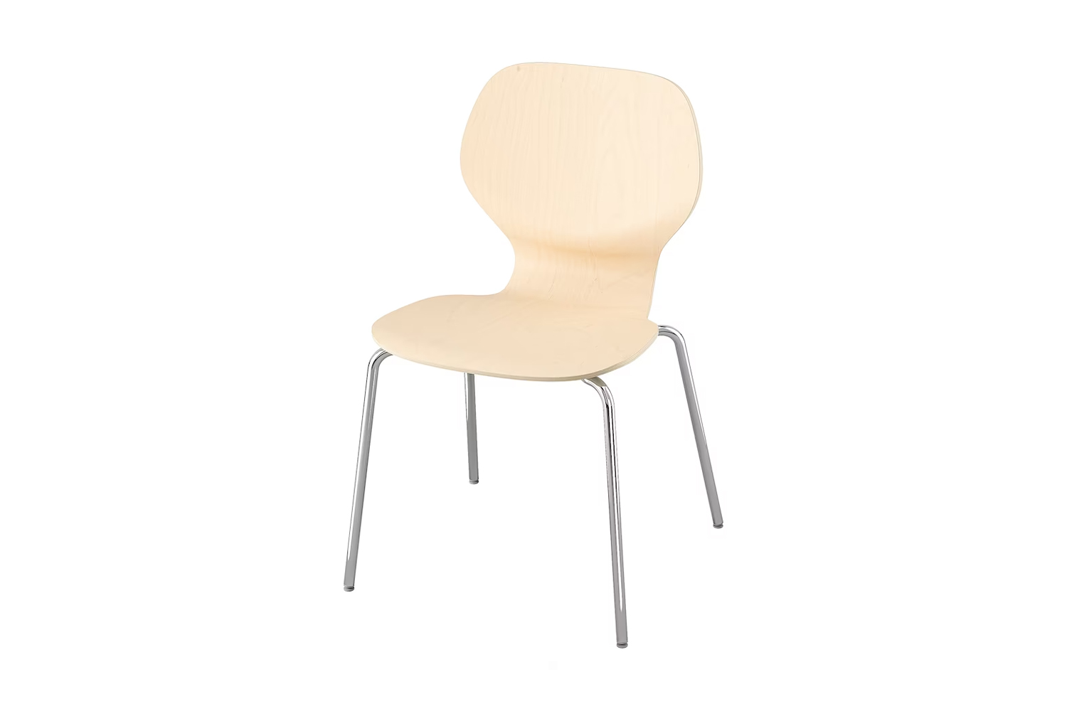 the ikea sigtrygg chair in birch is \$75. 17
