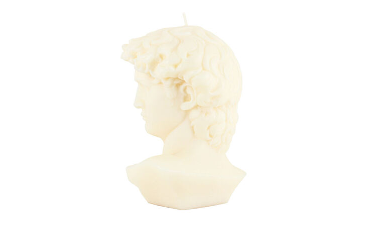 the man in sculpture candle by anais candle is \$75 from revolve. 11