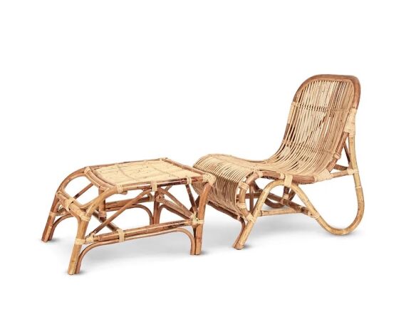 rattan kim lounge chair with ottoman 15
