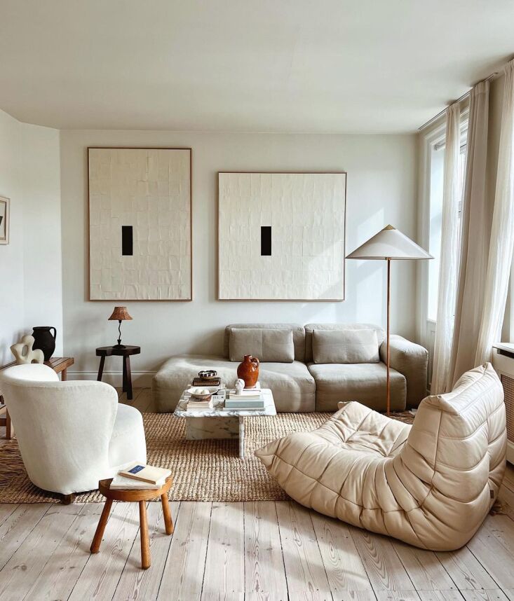 danish artist simone polk&#8\2\17;s copenhagen living room showcases her pa 15