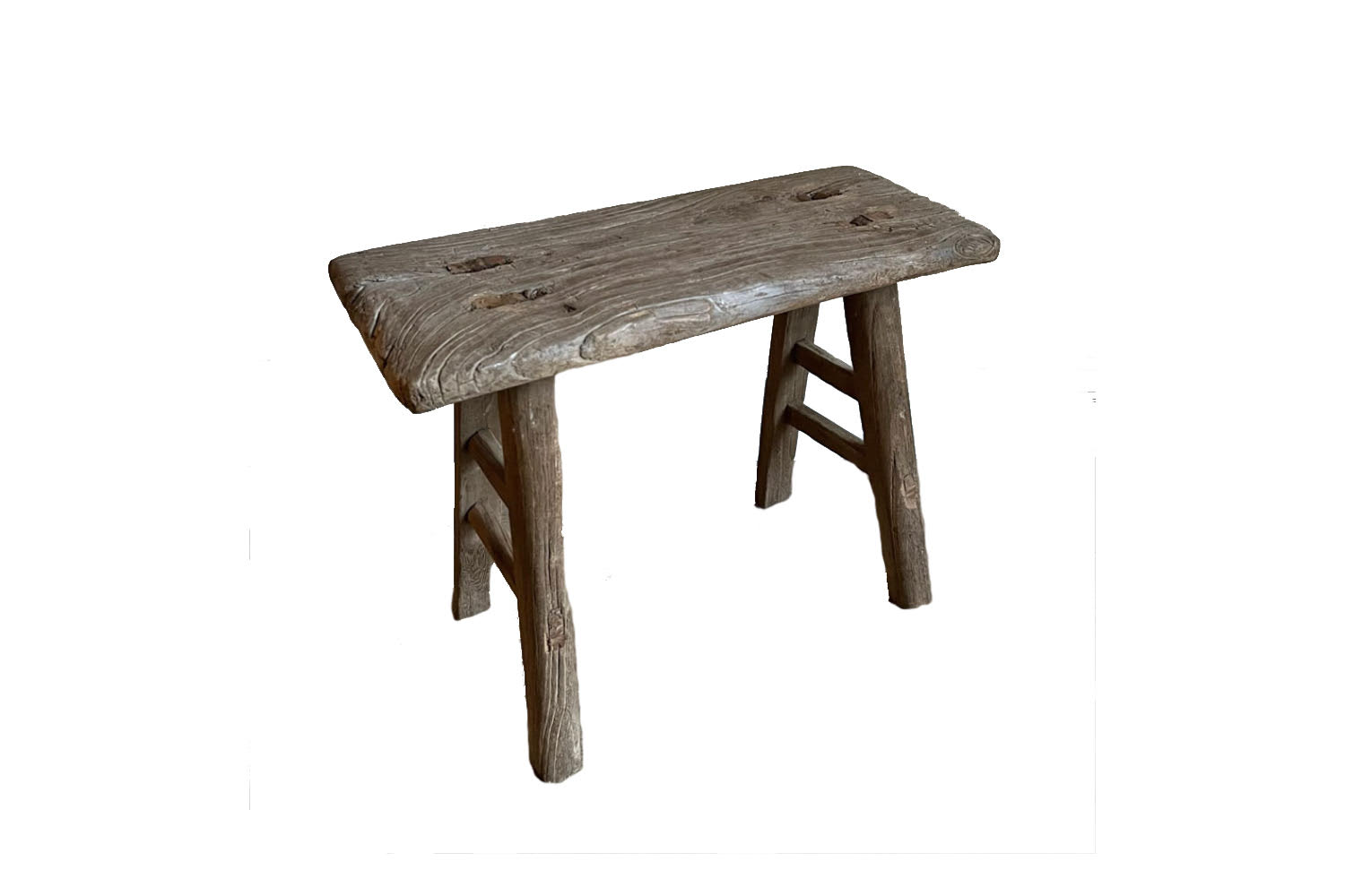 the stool is the antique side table large stool from home barn. 13