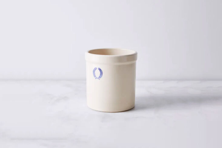 the farmhouse pottery handmade ceramic vintage style crock is \$50 for the two  24