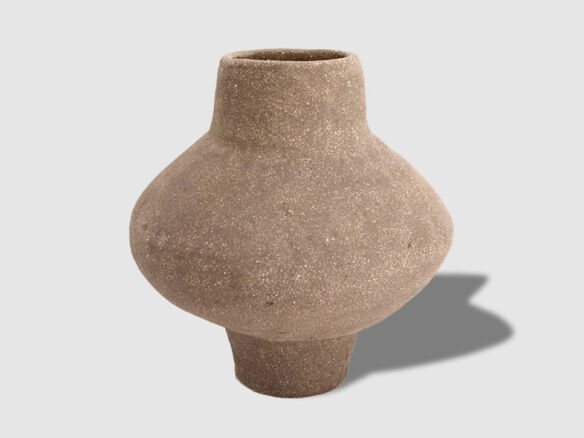 ash sand vase – brown 8