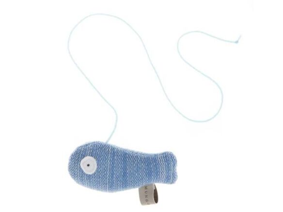 knitted fish cat toy 18