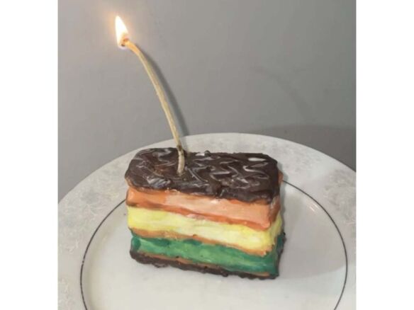rainbow cookie candle 8