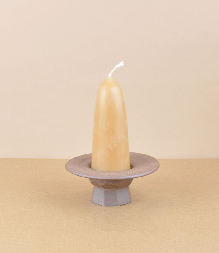 from objects of use in oxford, england: hand dipped beeswax stumpie candles are 14