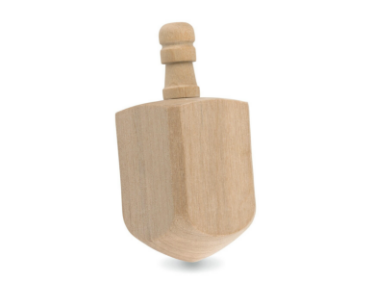wooden dreidel diy via woodpecker crafts 1   1 376x282