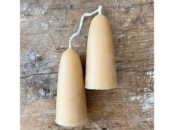 HandDipped Beeswax Stumpie Candles portrait 39
