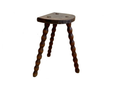 bobbin leg milking stool france antique 2   1 376x282