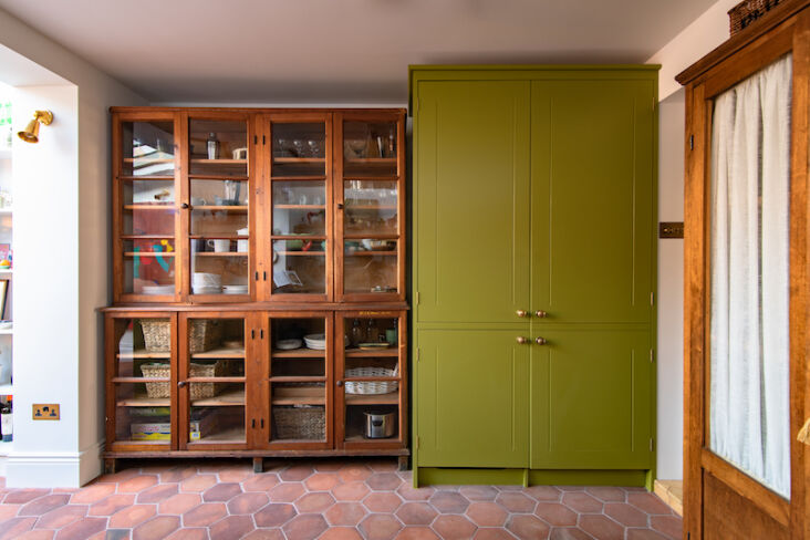 the apothecary cabinetsâsourced from splendid antiquesâsit comfor 10