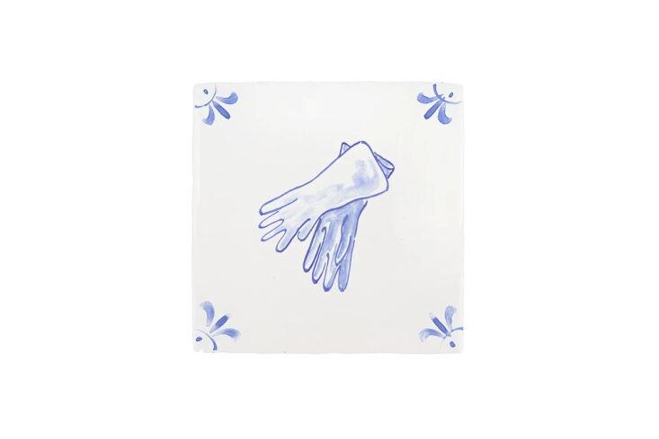 cleaning gloves delft tile by petra palumbo 1
