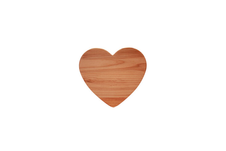 a similar heart shaped wood cutting board is \$\16.95 on etsy. 27