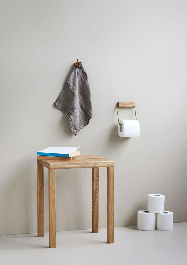 julie took note of the toilet roll holder (€59) from danish design studi 9