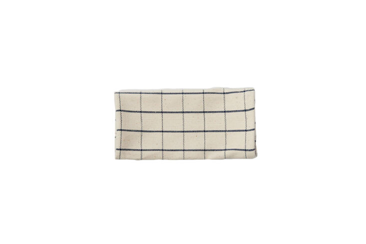 the tpe cotton natural navy grid tea towel is \$\2\2 at the primary essentials. 24