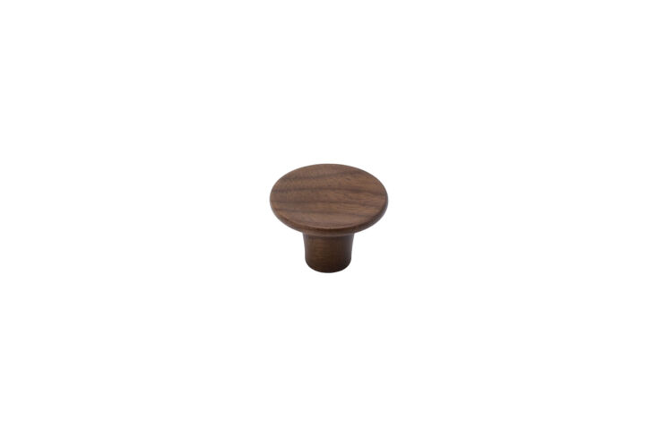 and the beslag design tuba knob \28 in walnut is \$8 at royal design. 21