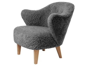 ingeborg lounge chair anthracite sheepskin natural oak 1 1  