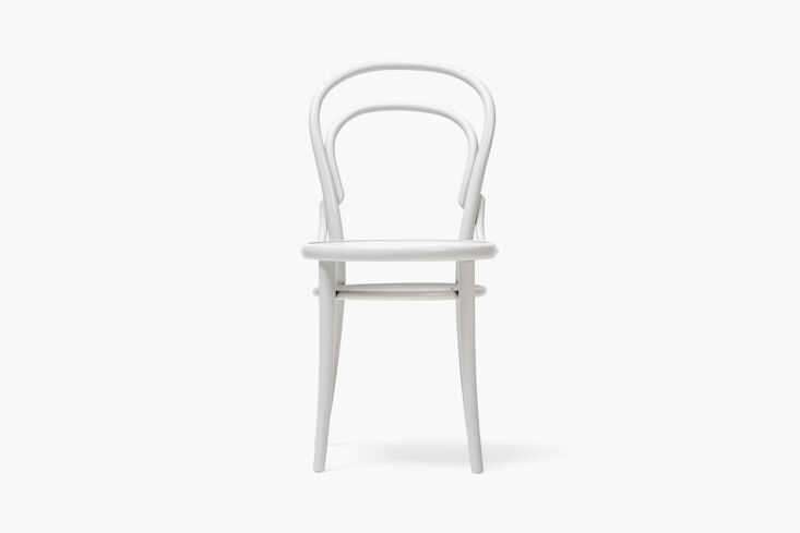 the michael thonet for ton era chair in matte white is \$495 at design wit 18