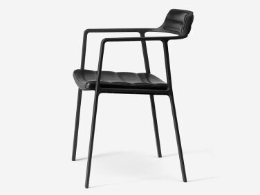 vipp 451 alu chair leather black 01 5  