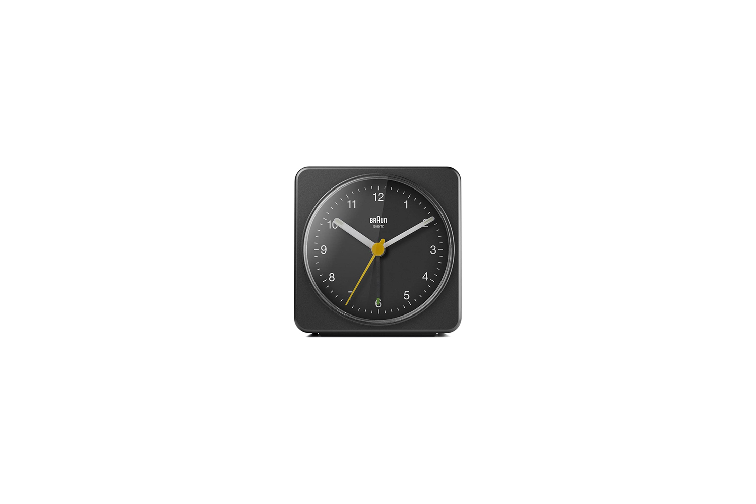 the braun classic analogue clock in black is \$\2\1.49 on amazon. 19