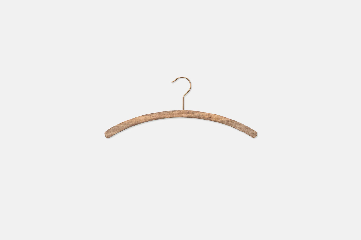the fog linen mango wood shirt hanger is \$9. 18