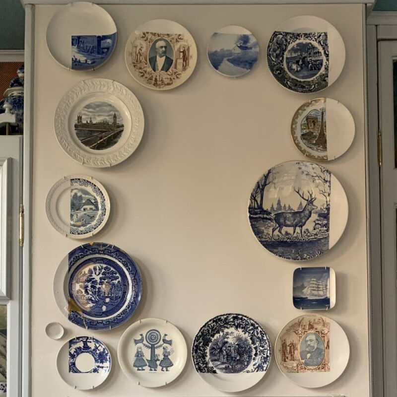 helma bongenaar kitchen wall plates detail  