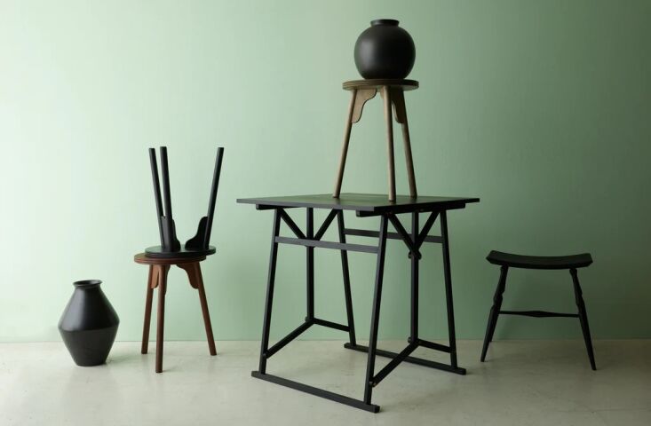 ifuji’s table and stools are newly available at march in san franci 11