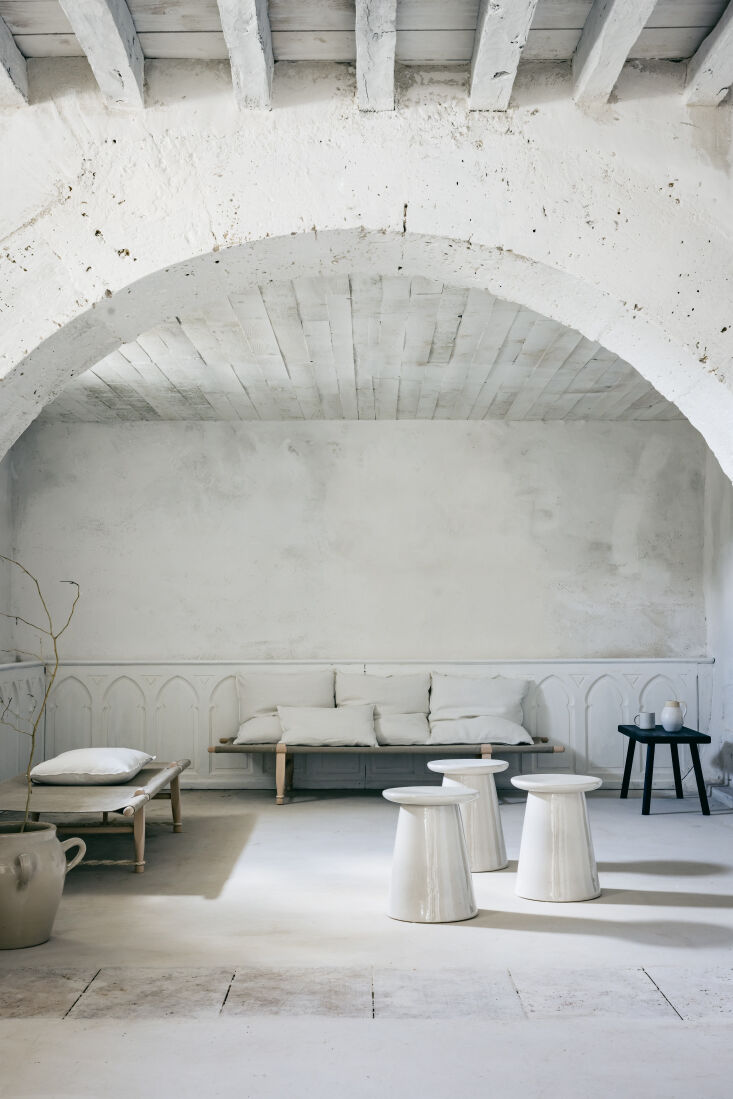pared down to a minimum, an almost monastic simplicity prevails in the limewash 16