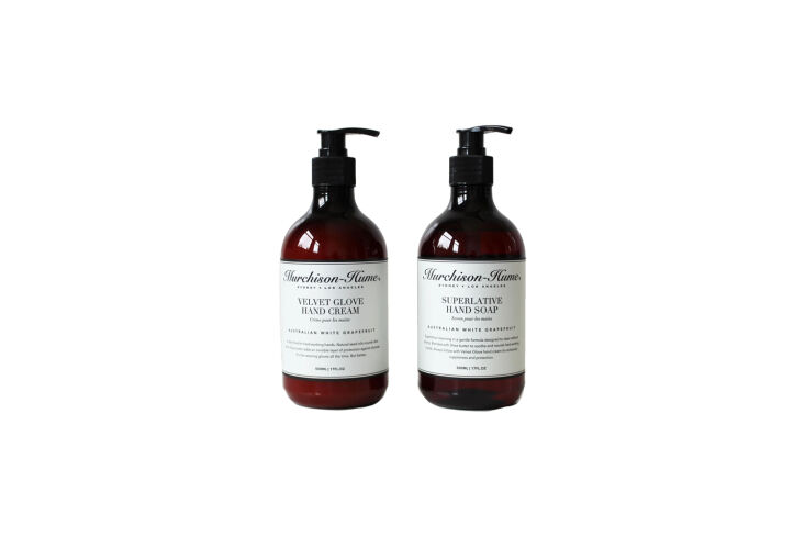 the murchison hume hand care duo is \$48 at murchison hume. 23