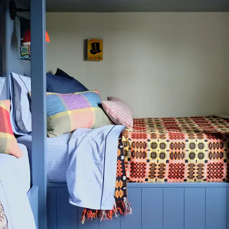 studio dorian litchfield county guest cottage bunk beds cover  