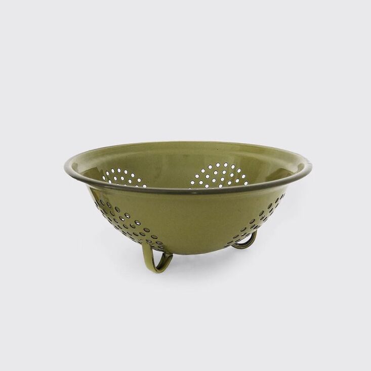 gardenista contributor kendra wilson would love this enamel colander from utili 13