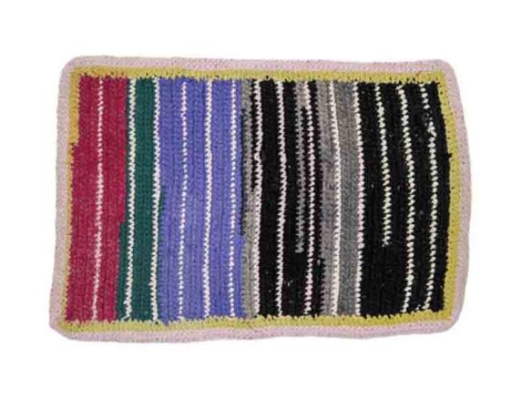vintage crocheted mat 8