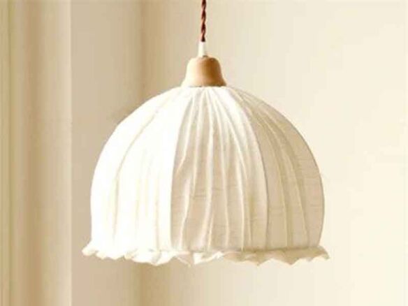 cotton linen handmade pendant light 8