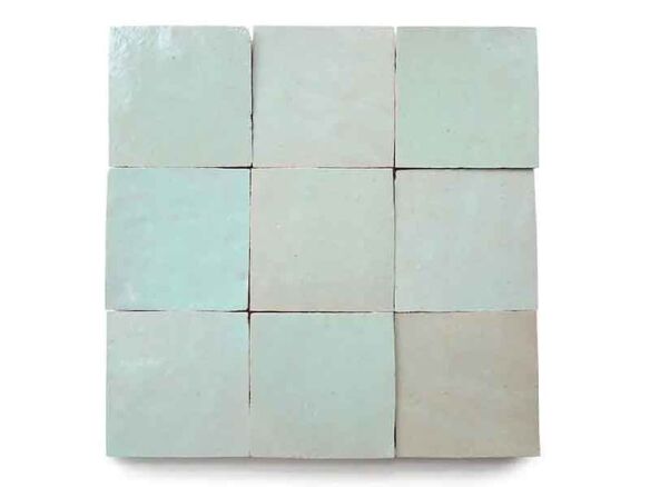 Cement Arc White  Mocha Square 8 in x 8 in x 58 in portrait 3