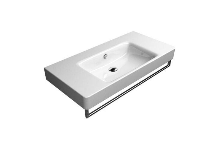 the laufen washbasin in chrome is available directly through laufen. 15