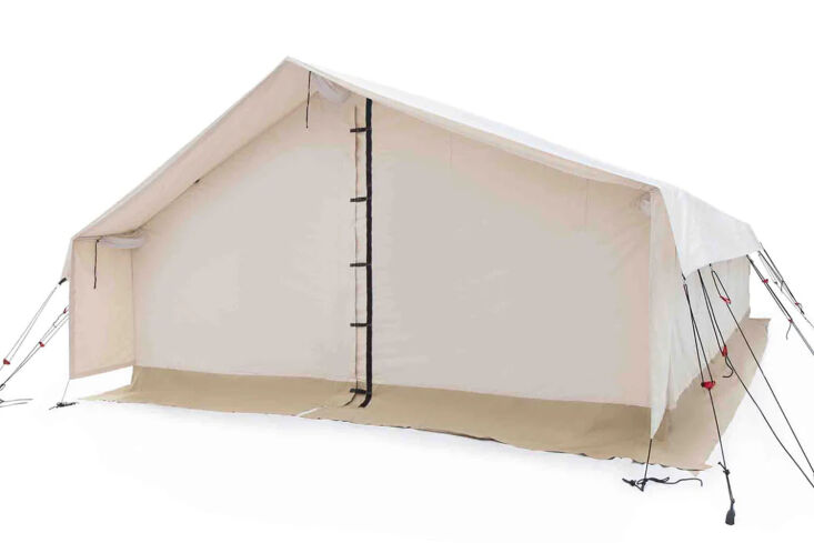 the horizon outdoor gear alpha canvas wall tent measures \16 by \24 feet; \$4,9 15