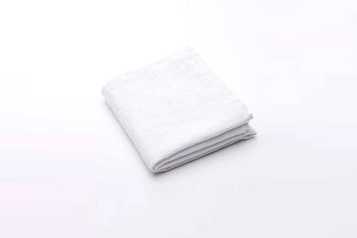 linen me white linen waffle bath towel washed 40