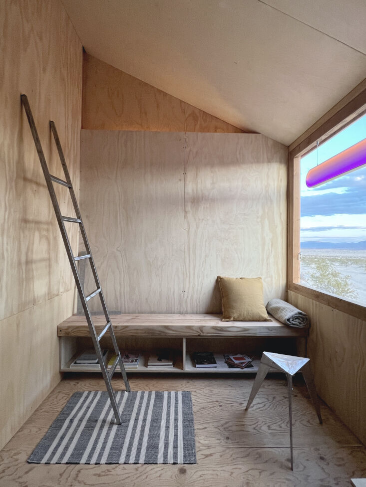 the \1\10 square foot cabin is composed of leftover pavilion parts and some add 16
