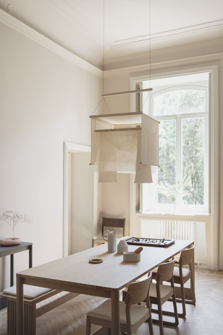 we spotted the veil square pendant light by ladies and gentlemen studio via our 10