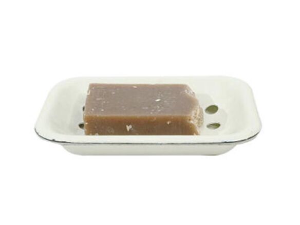white enamel soap dish 18
