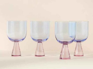 HighLow TwoToned Footed Glassware portrait 5
