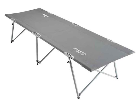 woods standard portable folding comfort camping cot 18