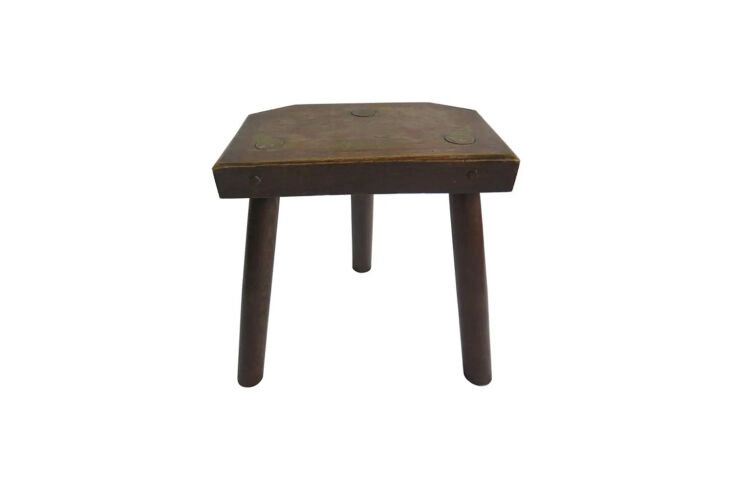 antique milking stool english 19th century 10