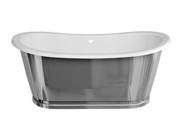 balthazar bathtub with polished stainless exterior 8