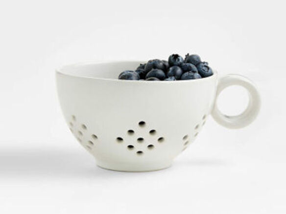 matte white berry colander mug 8