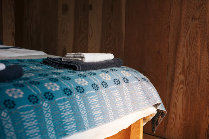 and a detail of the traditional blankets that covers most every bed. 16